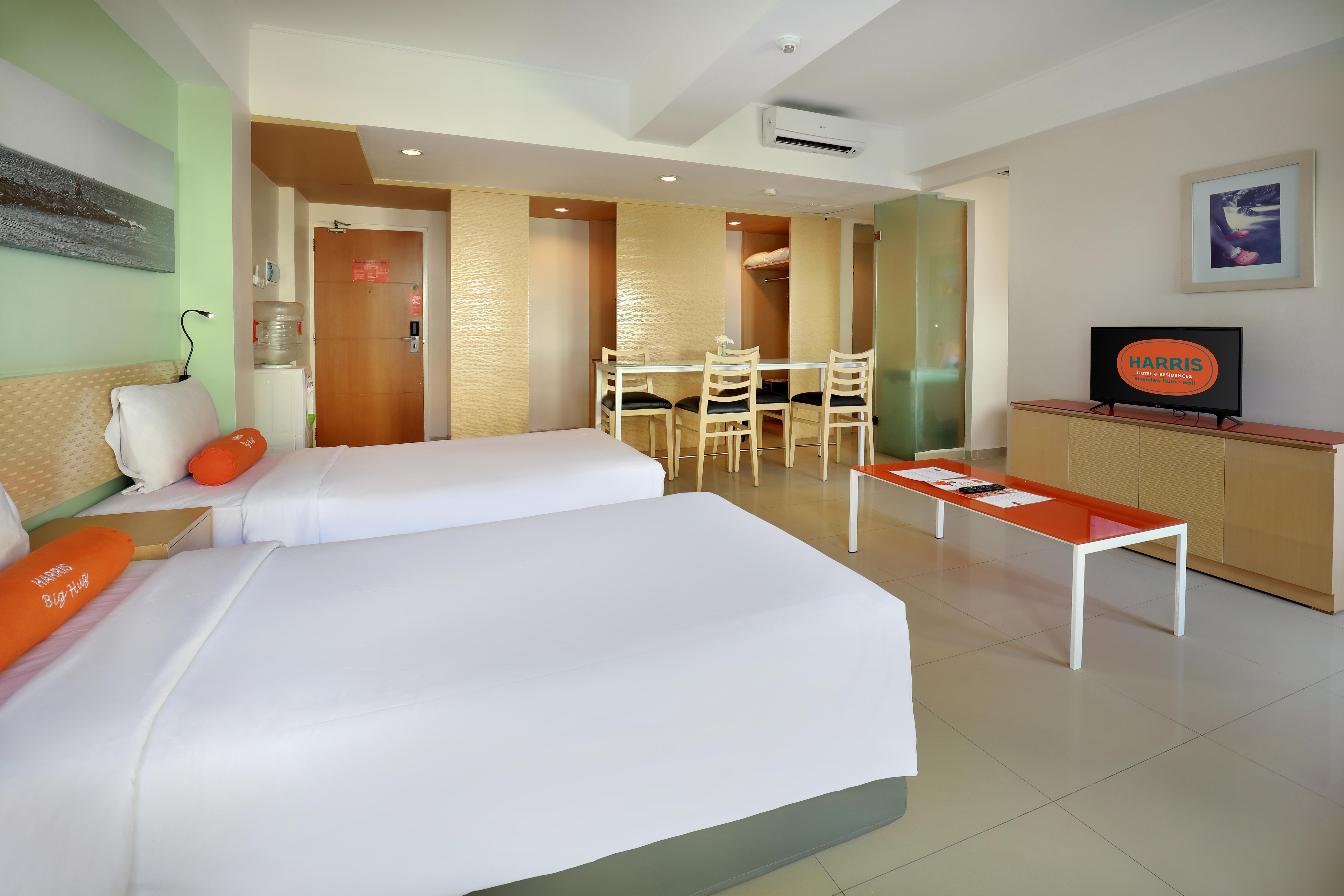 Harris Hotel & Residences Riverview Kuta, Bali กูตา ภายนอก รูปภาพ