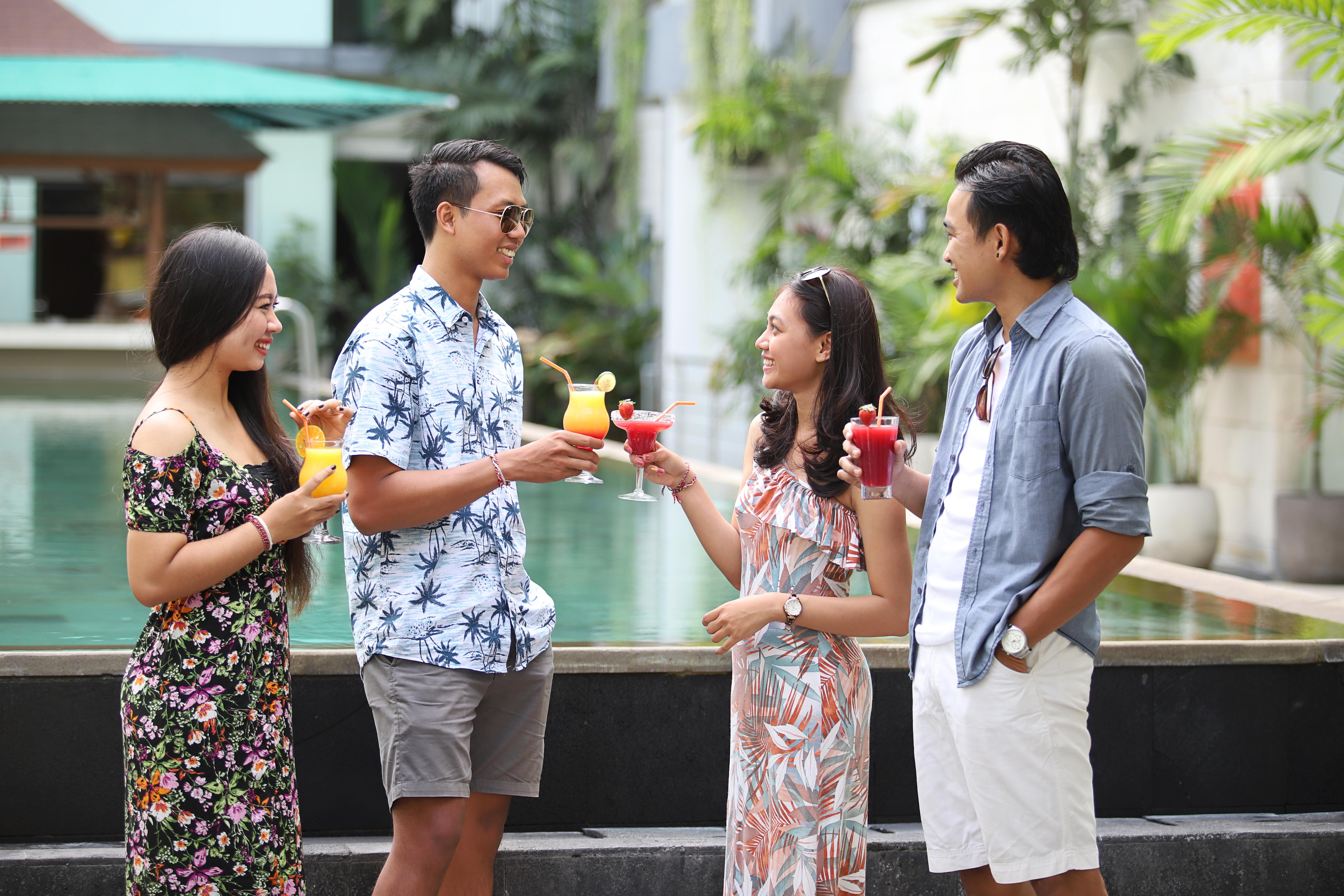 Harris Hotel & Residences Riverview Kuta, Bali กูตา ภายนอก รูปภาพ