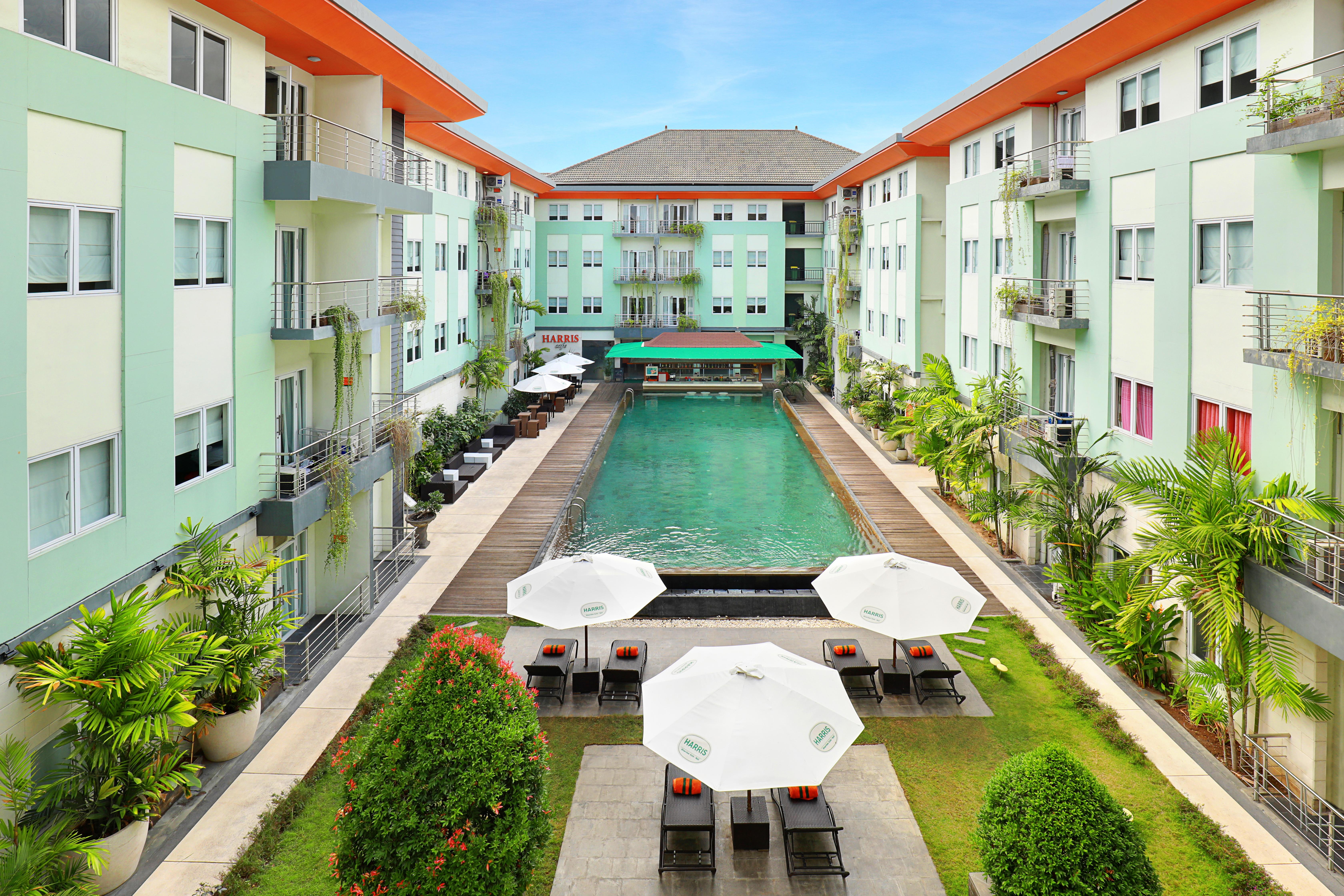 Harris Hotel & Residences Riverview Kuta, Bali กูตา ภายนอก รูปภาพ